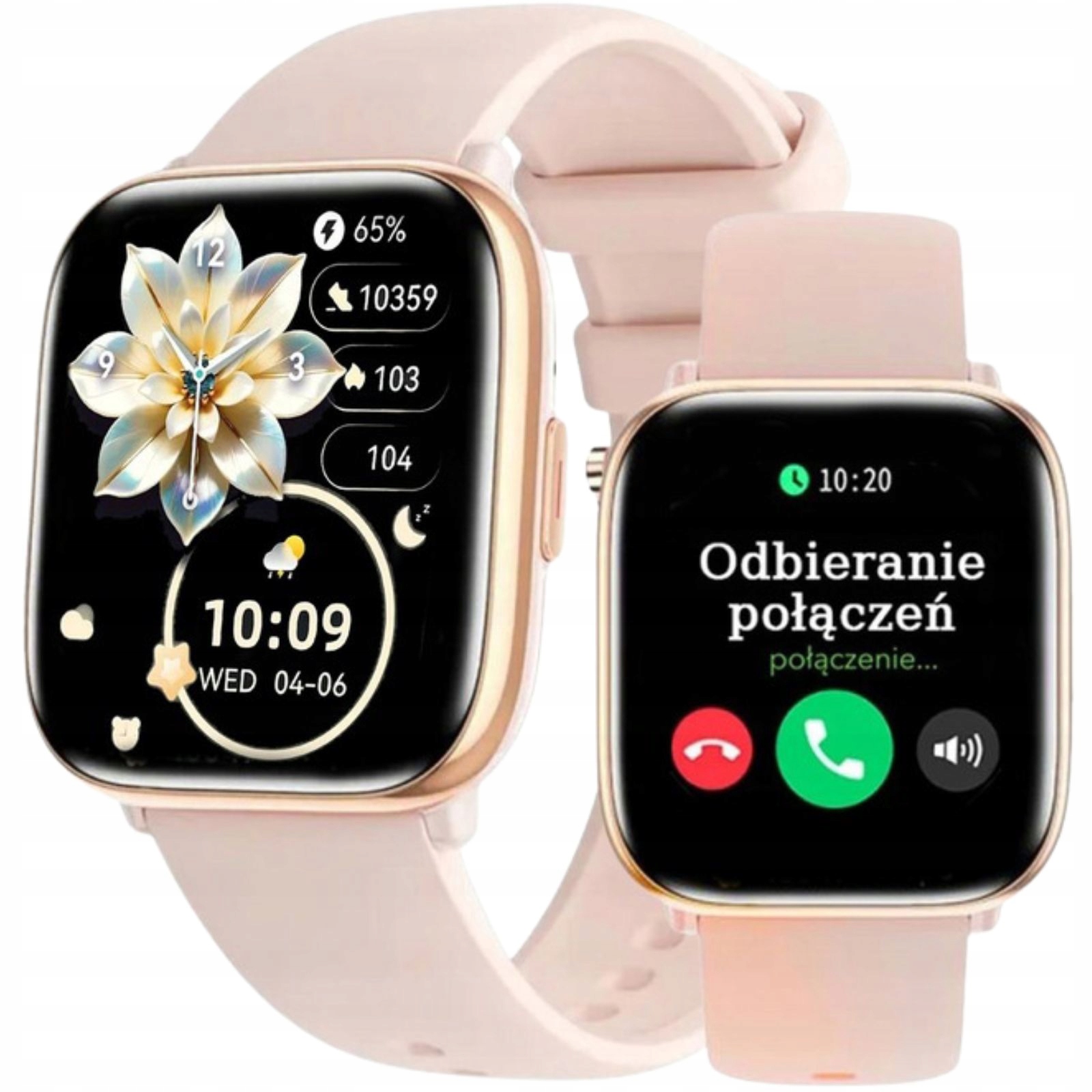 Dámské hodinky Chytré Hodinky Rubicon Ambica Hovory Sms Menu Pl Always On Displej