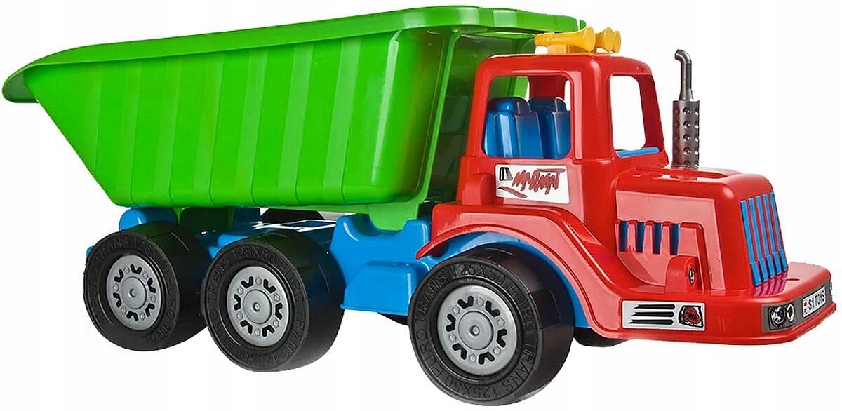 WIELKA CIĘŻARÓWKA DO PIASKU DLA DZIECI WYWROTKA AUTO SAMOCHÓD 80cm polska Płeć chłopcy