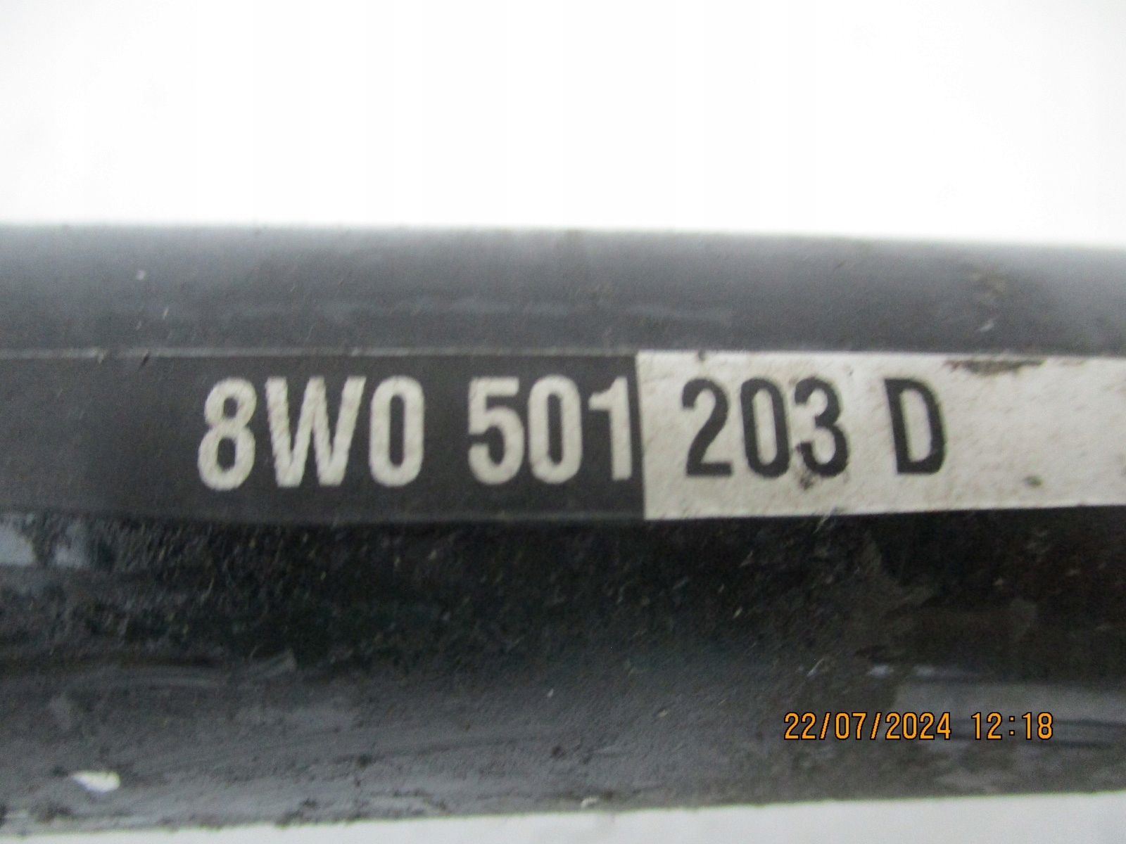 semi-axis rear part rear Audi A4 8W0 8W0501203D right