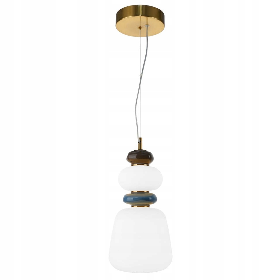 Závesná stropná lampa so zlatým Led lustrom do obývacej izby, spálne a izby Evans