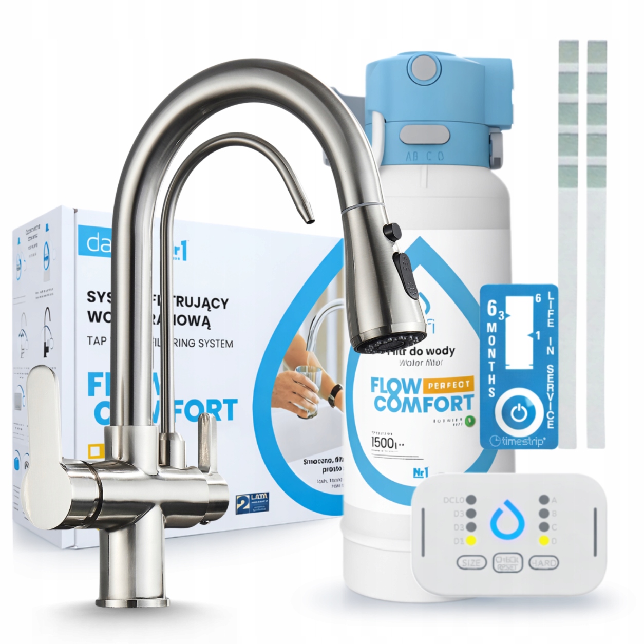 Filtrační Systém Vody Dafi Flow Comfort D-1 A Dřezová Baterie Pzh