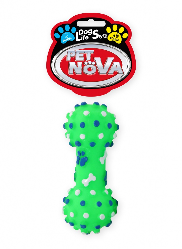 

Pet Nova Zabawka dla Psa Hantel z Wypustami 10,5cm