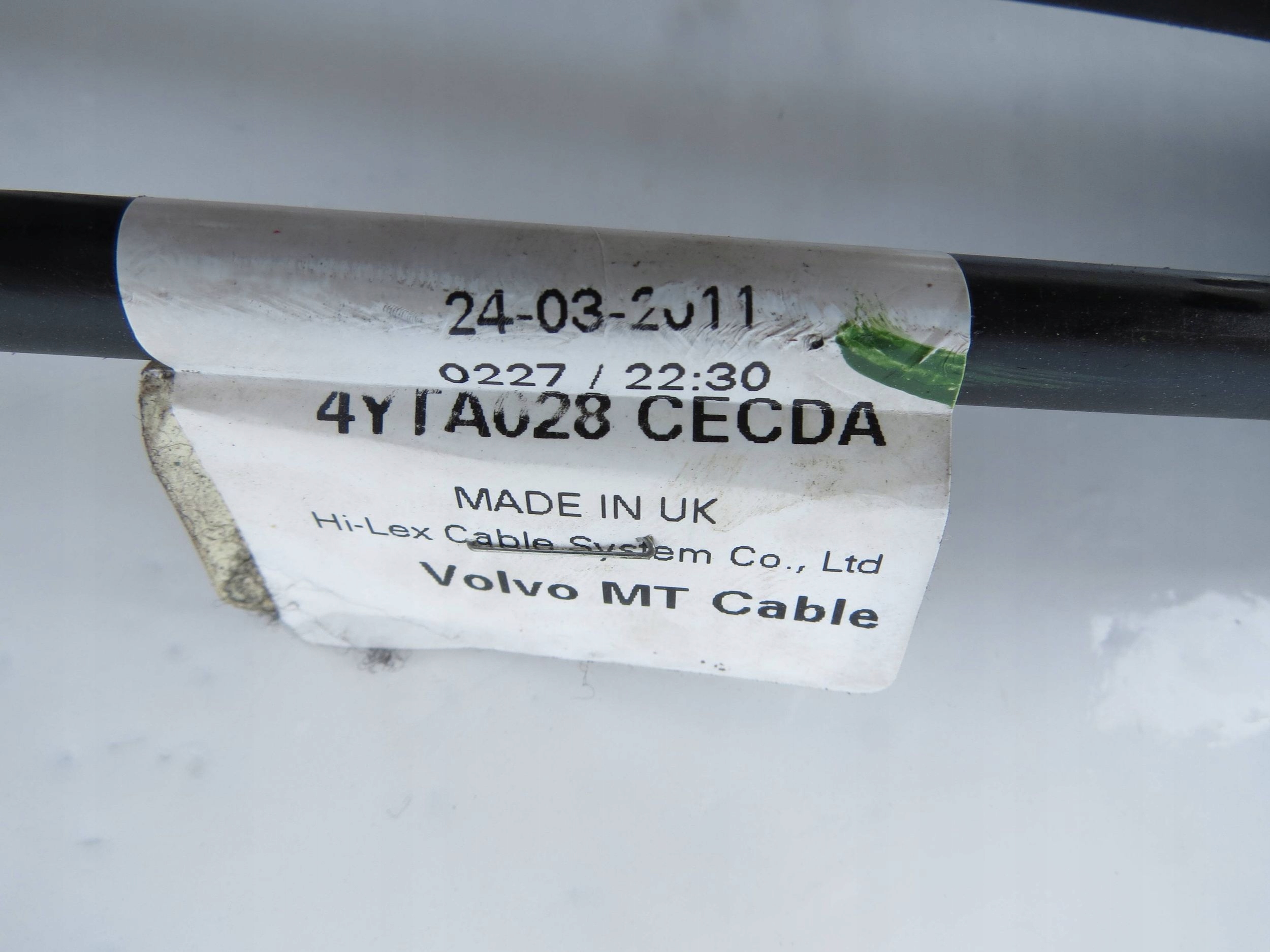 Câble Mécanisme levier vitesse Engrenage VOLVO V60 S60 2.0 31325365 4YTA028CECDA