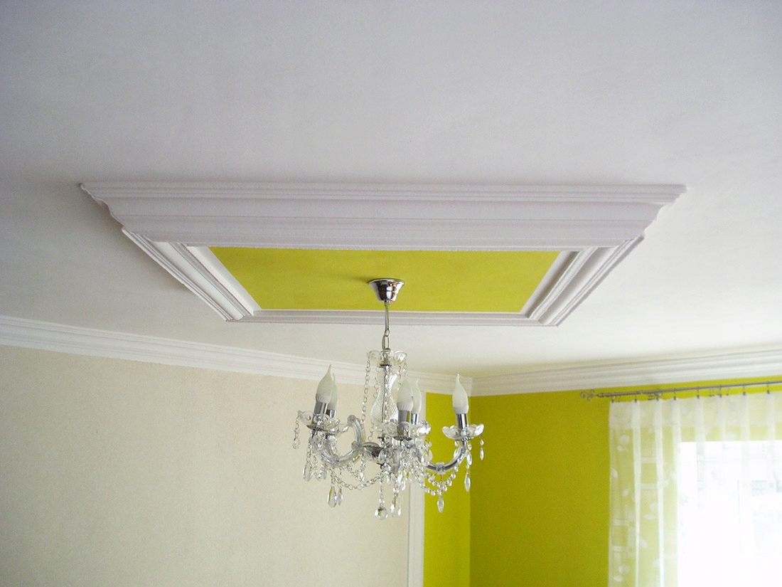 F-36 100x100mm, listwa przysufitowa, sztukateria Długość 1 m