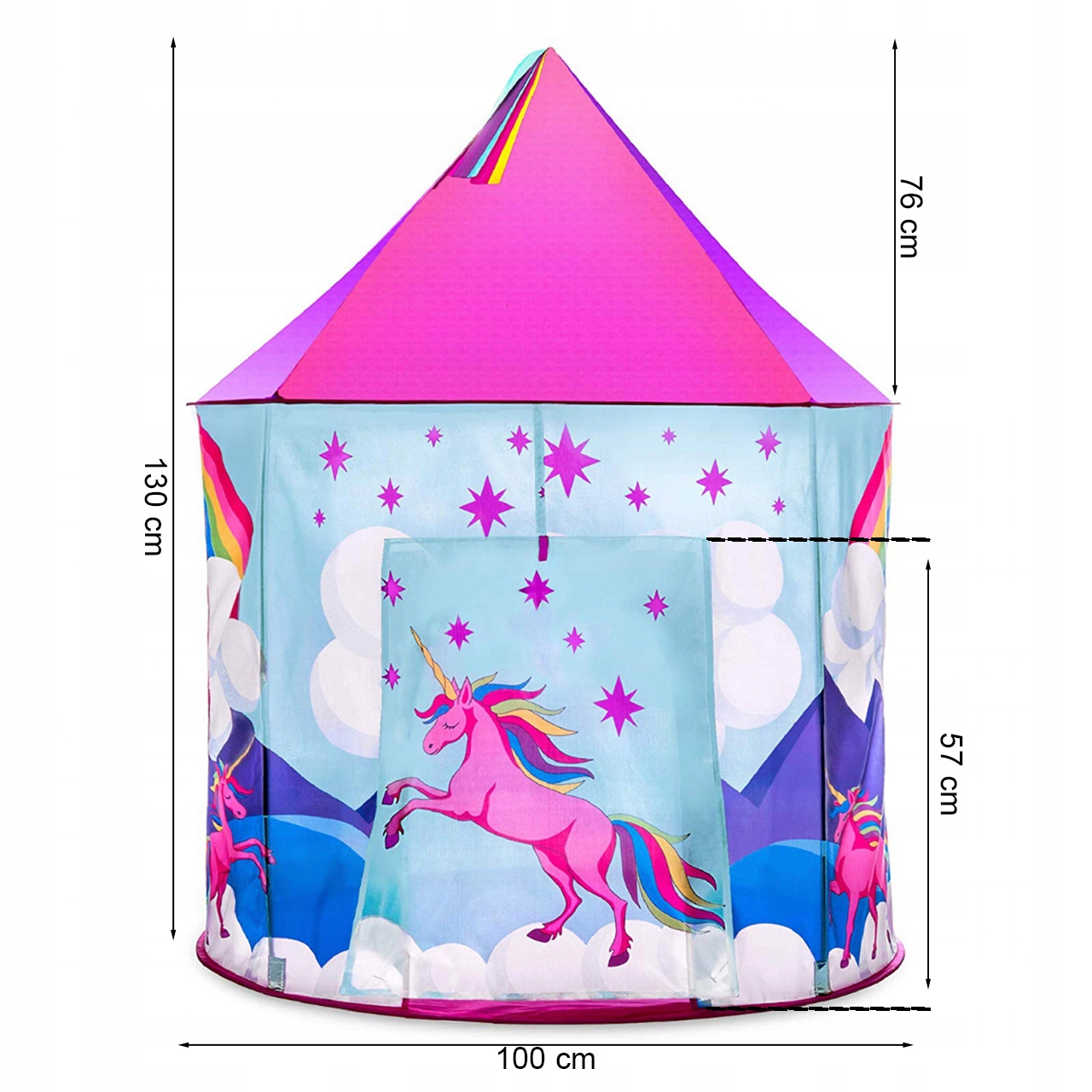 NAMIOT DOMEK ZAMEK PALAC DO DOMU OGRODU JEDNOROŻEC DO ZABAWY DLA DZIECI Kod producenta 108886