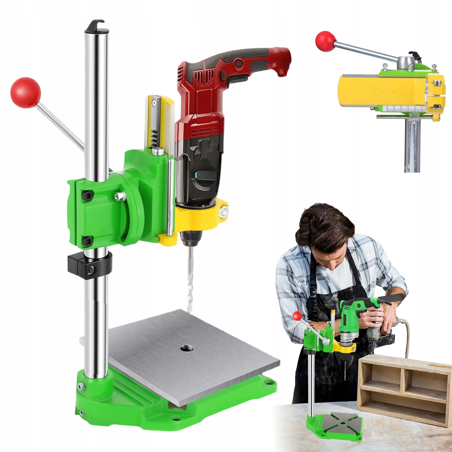 Stativ Pro Vrtačku, Stojan, Vrtací Držák 38-43 MM, Vysoká Přesnost