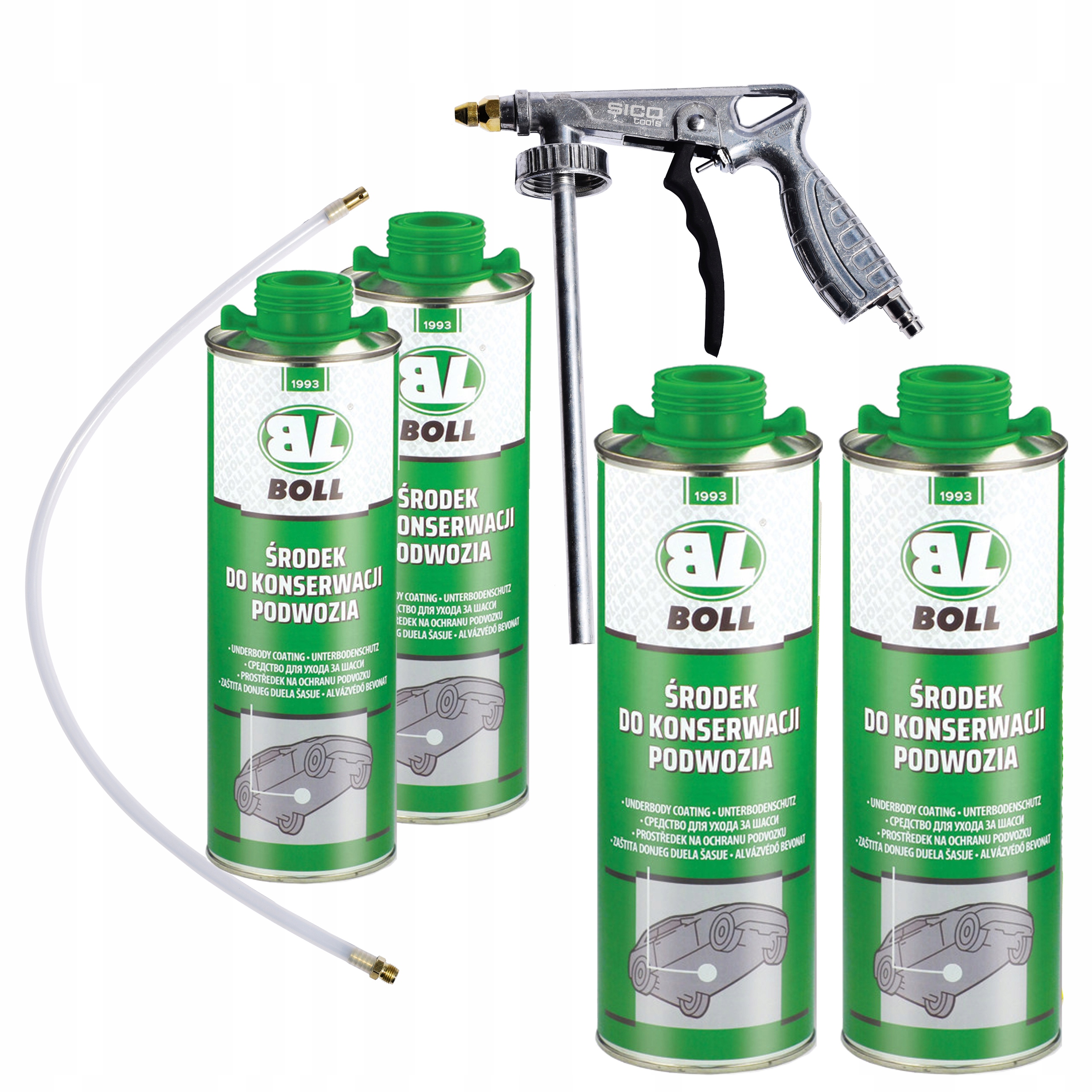 

Boll Środek do konserwacji podwozia 4x1L +pistolet