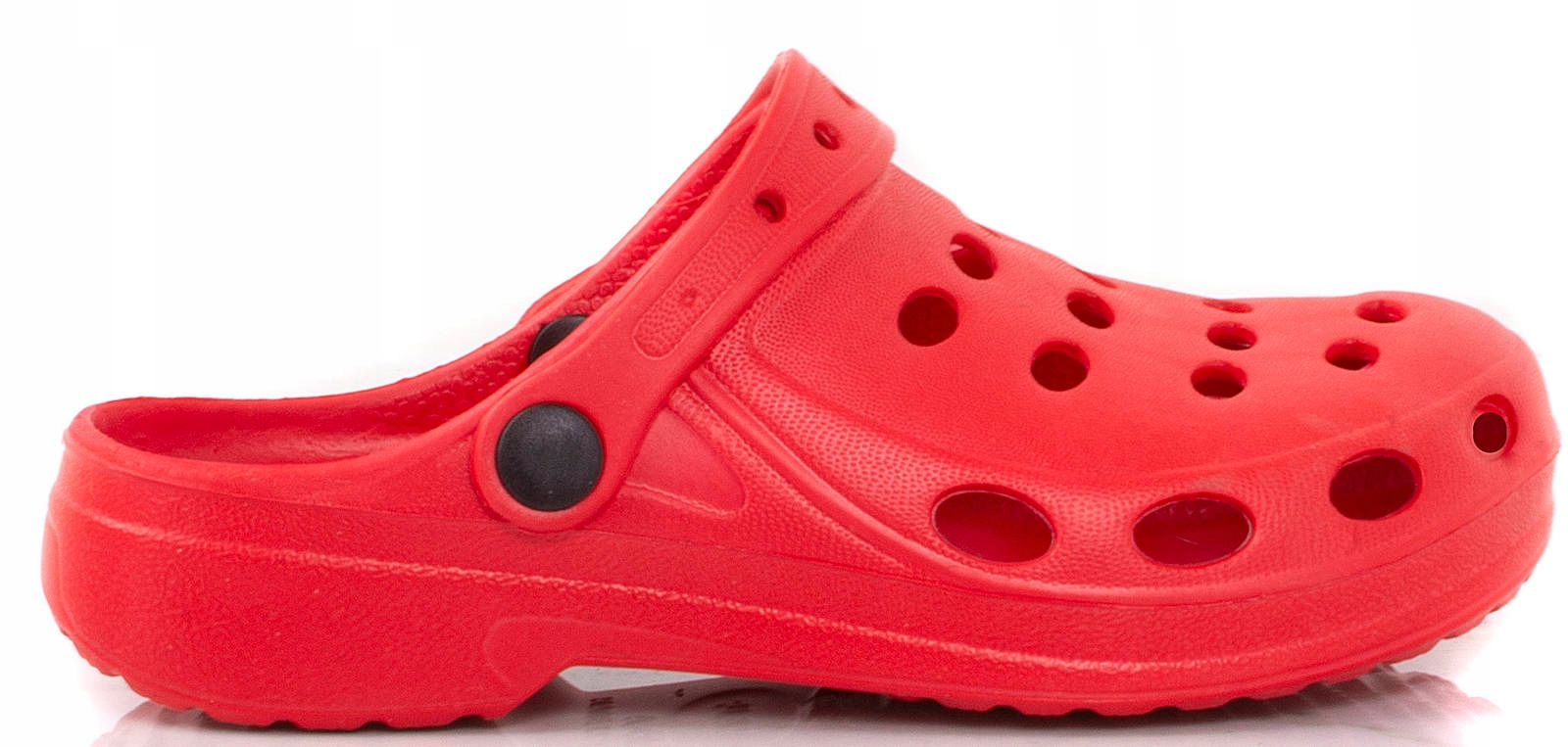 CZERWONE LEKKIE KLAPKI CHODAKI KROKSY 38 Długość wkładki 24.5 cm