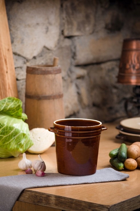 GARNEK KAMIONKOWY NA SMALEC MIĘSO SAŁATKĘ ZUPĘ OGÓRKI Z POKRYWKĄ 2L GAR Pojemność 2 l