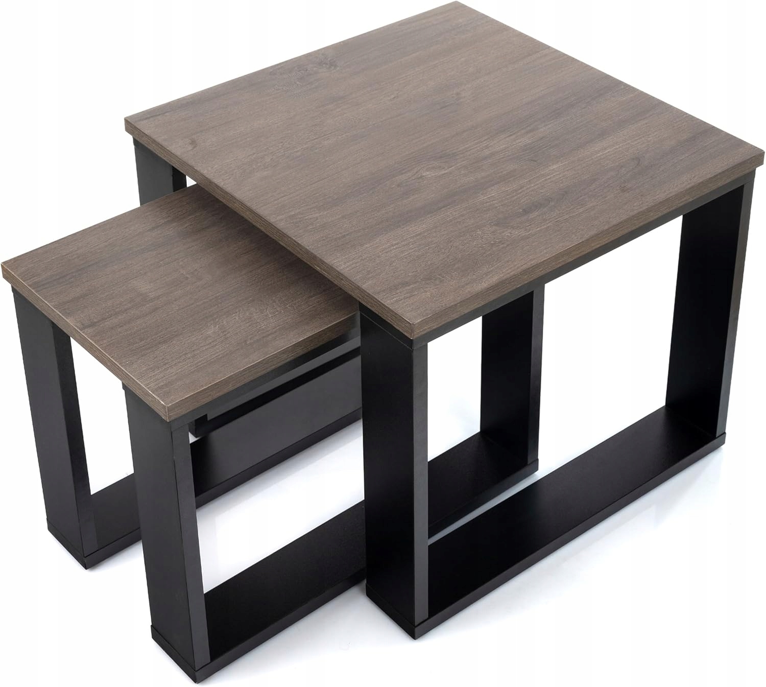 STOLIK KAWOWY ŁAWA ZESTAW STOLIKÓW STOLIKI LOFT EXCLUSIVE DĄB BROWN 2W1 XXL