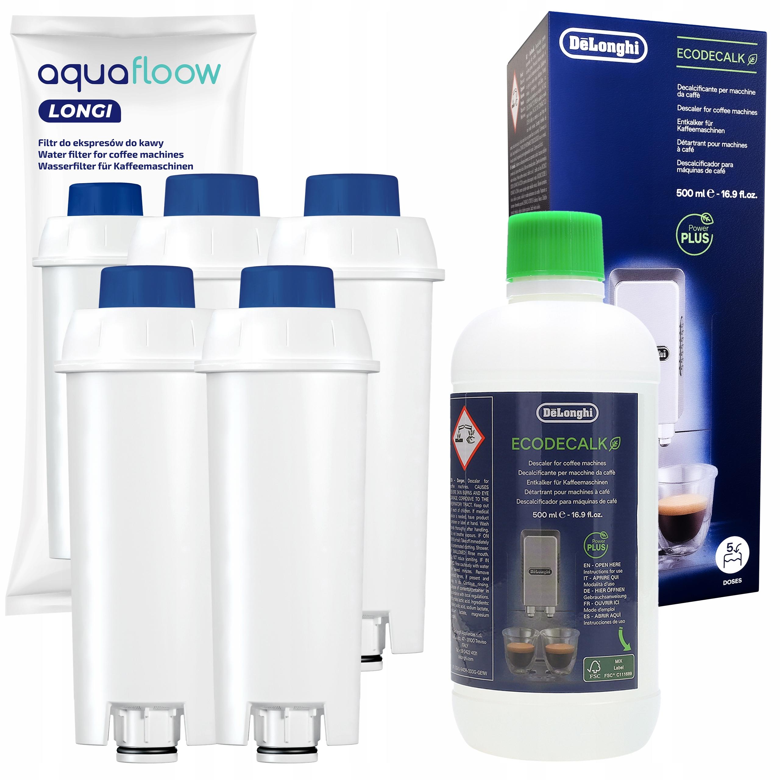 Odkamieniacz Delonghi do ekspresu 4x Af filtr do ekspres do kawy Delonghi