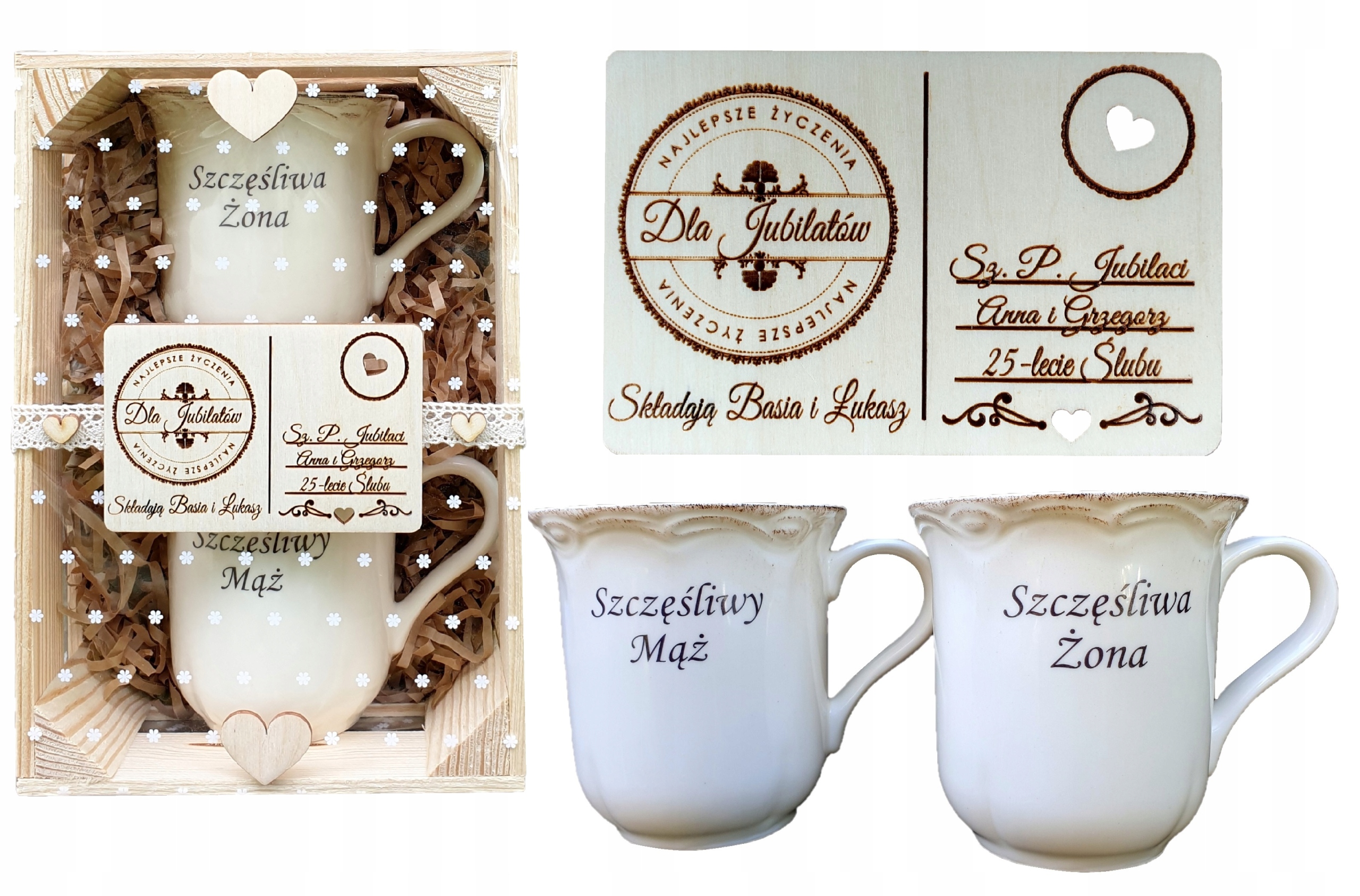 Rocznica,prezent Na Rocznicę Ślubu,kubki,życzenia