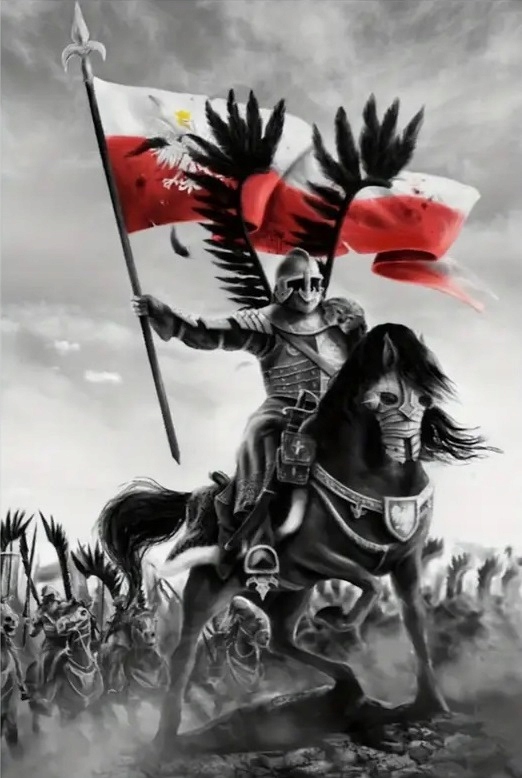 Plakat na płótnie Husaria elitarna ciężka jazda rzeczypospolitej 60x40