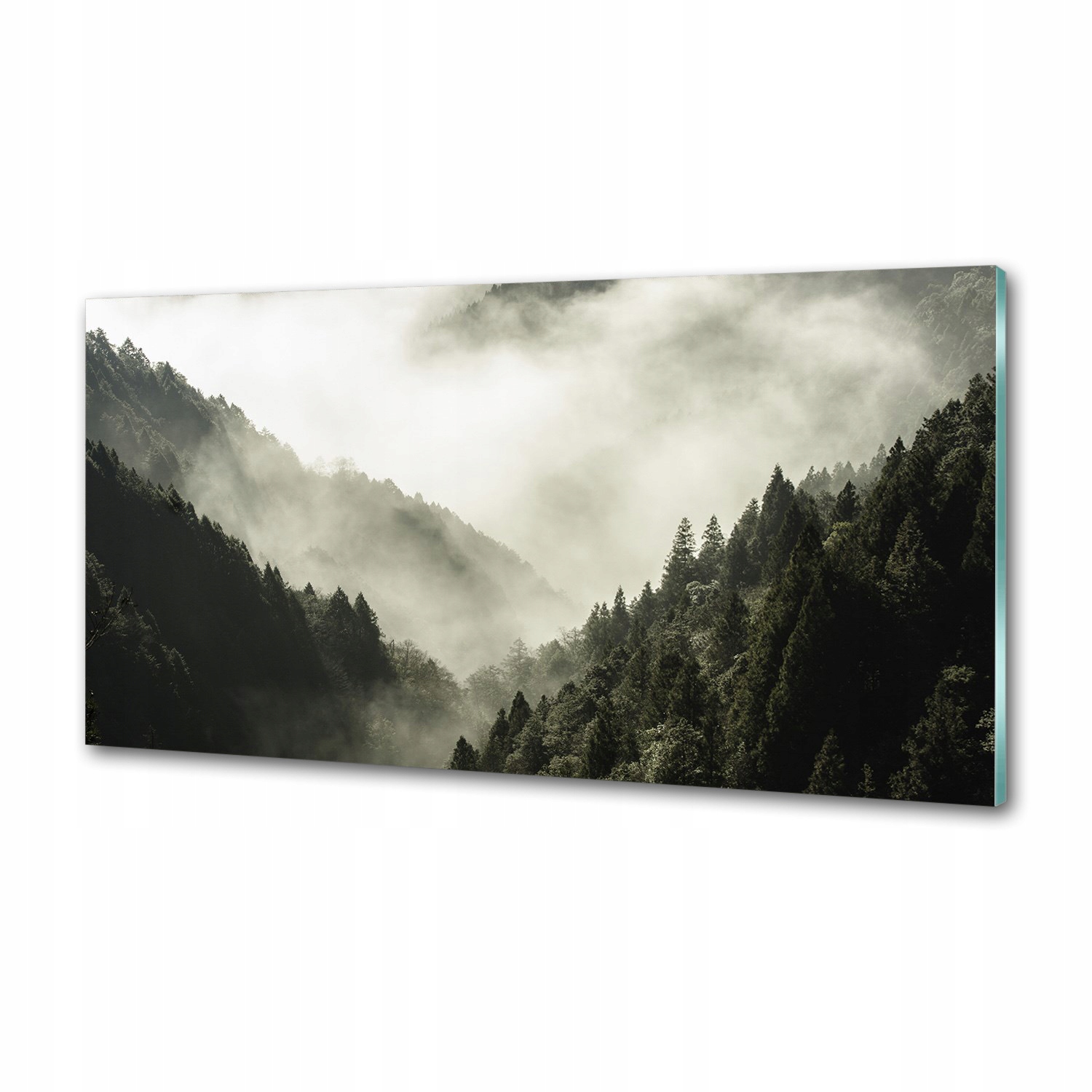 Panel do kuchyne Hmla nad lesom 120 x 60 cm Lepidlo
