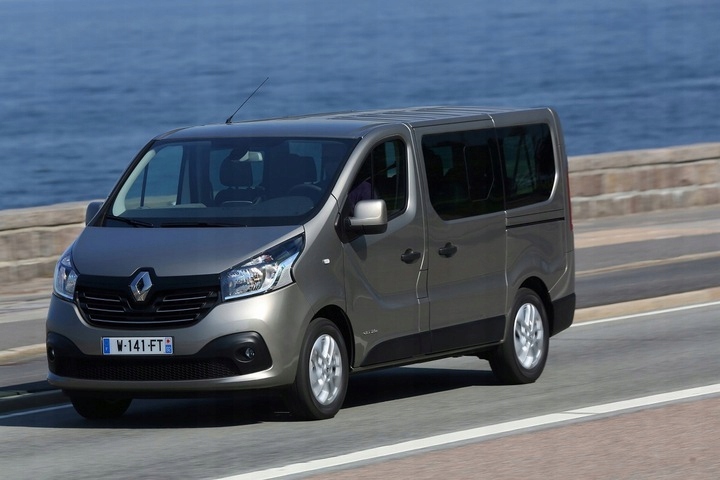 Renault Trafic 3 Opel Vivaro B 9os 2014-Pokrowce Materiał materiał tapicerski żakard