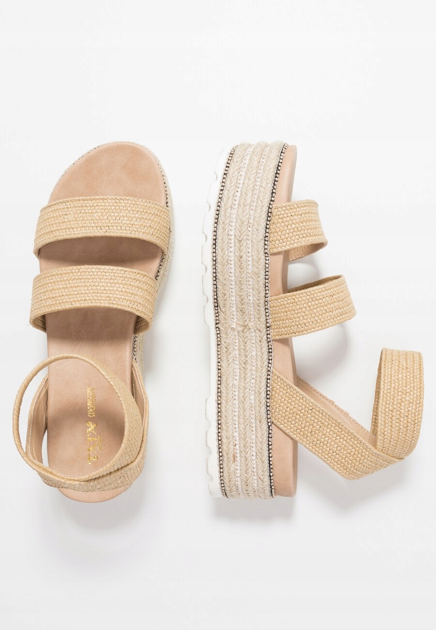 TATA ITALIA DAMSKIE ESPADRYLE PLATFORMA 40 1FLS Cechy dodatkowe dżety