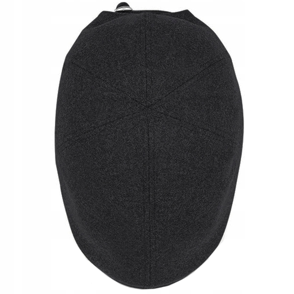 CZAPKA Z DASZKIEM KASZKIET MĘSKI WEŁNIANY REGULOWANY KLASYCZNY UNIWERSALNY Wzór dominujący melanż