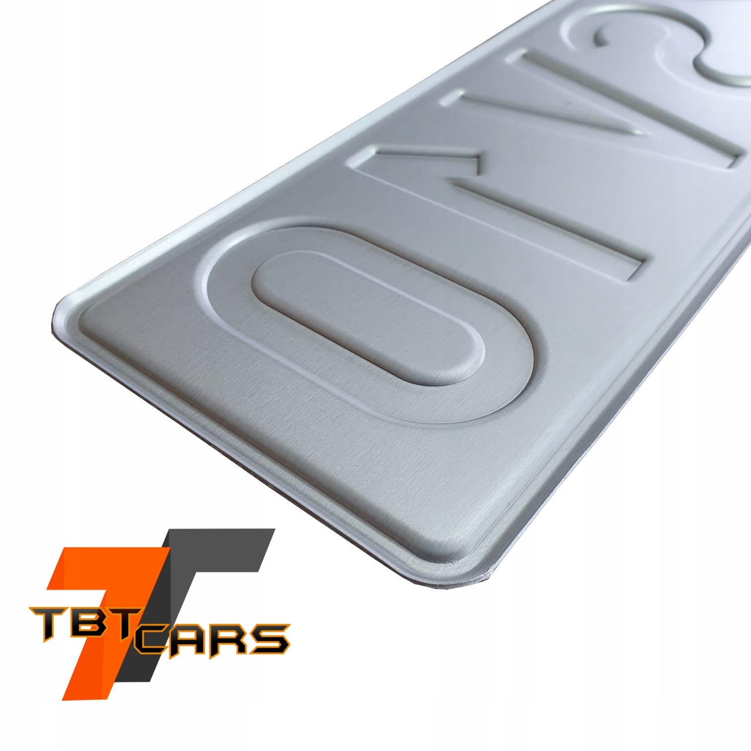 Polska tablica aluminiowa do ramki rejestracyjnej EAN (GTIN) 5903968602017