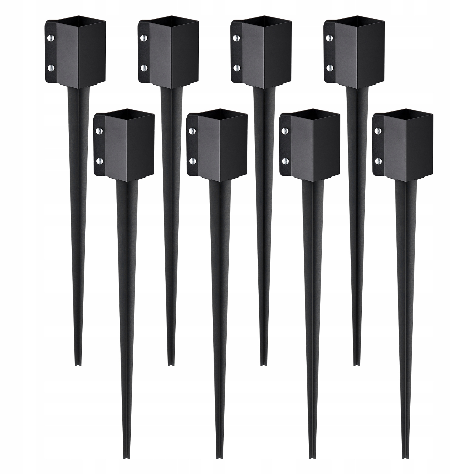 Vevor Hrot Na Zapichovanie Do Zeme 8 Ks 113X113X914 MM Silný Oceľový Set