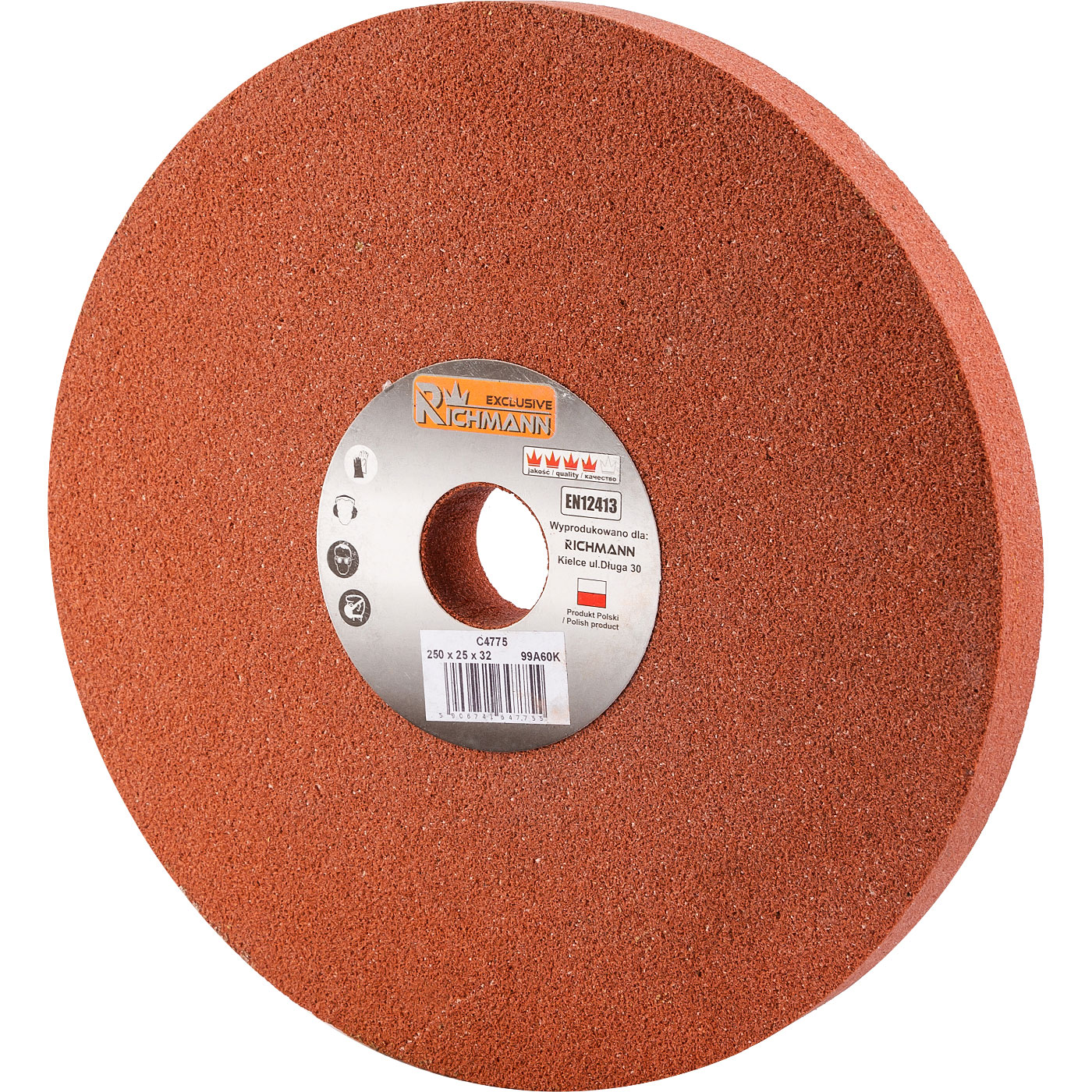 C4775 керамический шлифовальный круг 250x25x32 червь. 99A60K