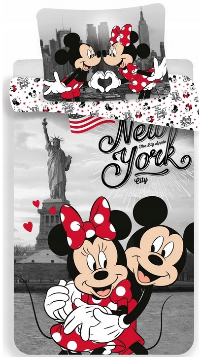 Pościel bawełniana Disney Myszka Miki Mickey Mouse 140X200 Oryginalna