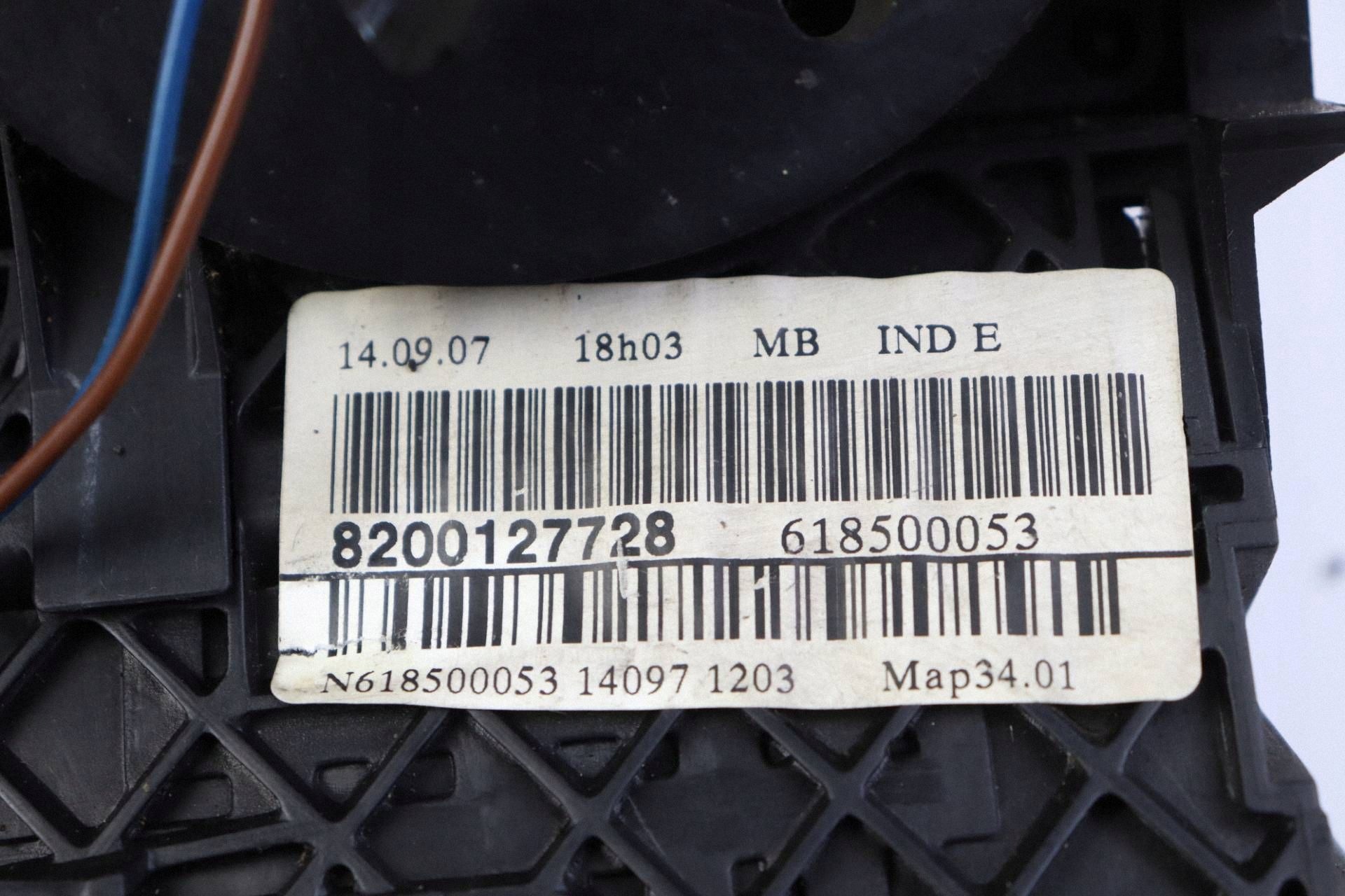 RENAULT SCENIC II DEVIO LUCI TERGICRISTALLO TERGI DEVIO LUCI DEVIO 8200127728 618500053