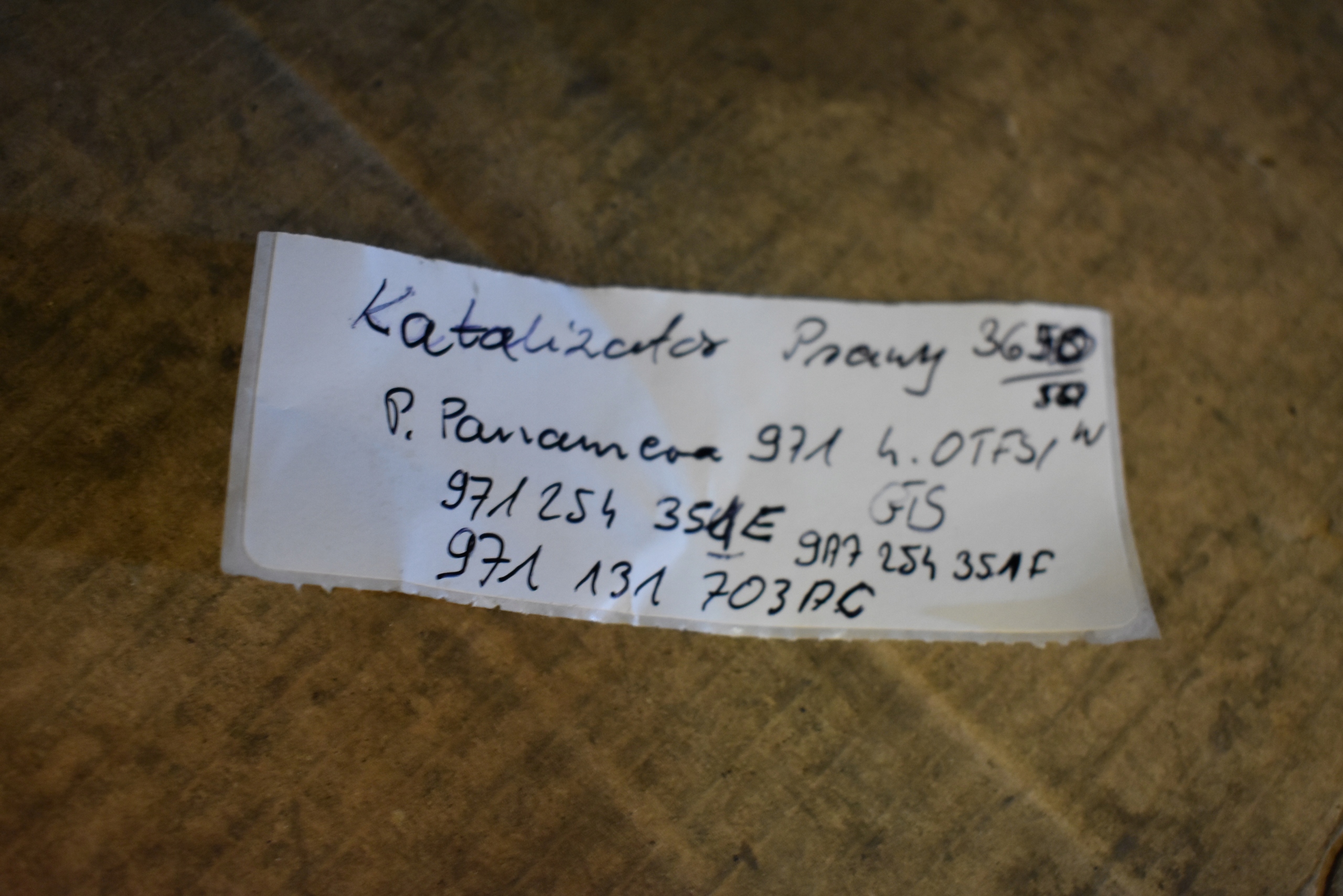 катализатор правый PORSCHE PANAMERA 971 GTS 4.0TFSI 1