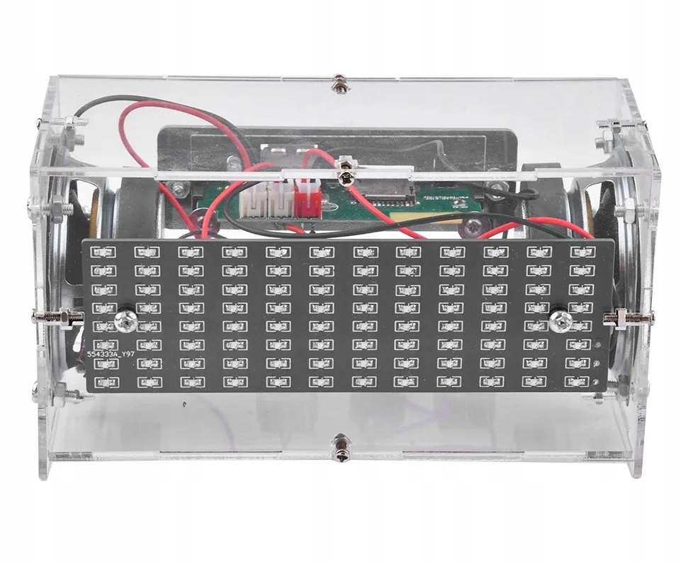 Głośnik z BT Odtwarzacz MP3 + Spektrum 12x8 LED SMD DiY KIT Producent Inna