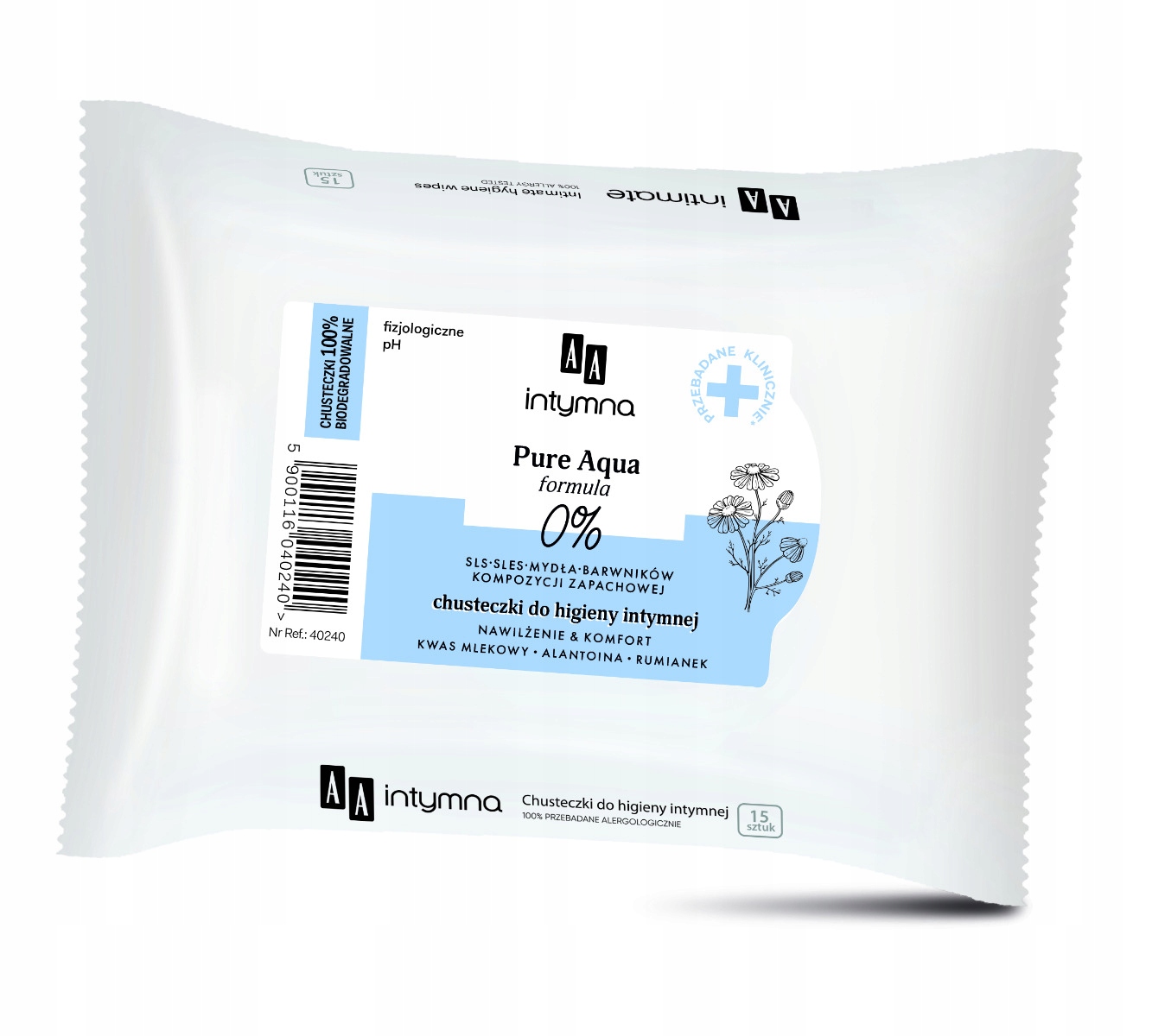 

Aa Intymna Chusteczki Intymne Pure Aqua Formula