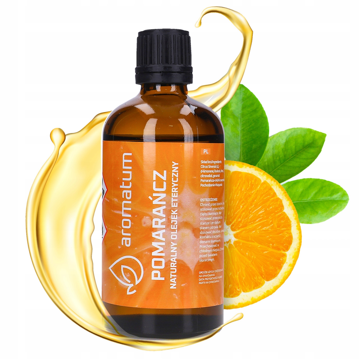 

100% Naturalny olejek eteryczny Pomarańczowy 100ml