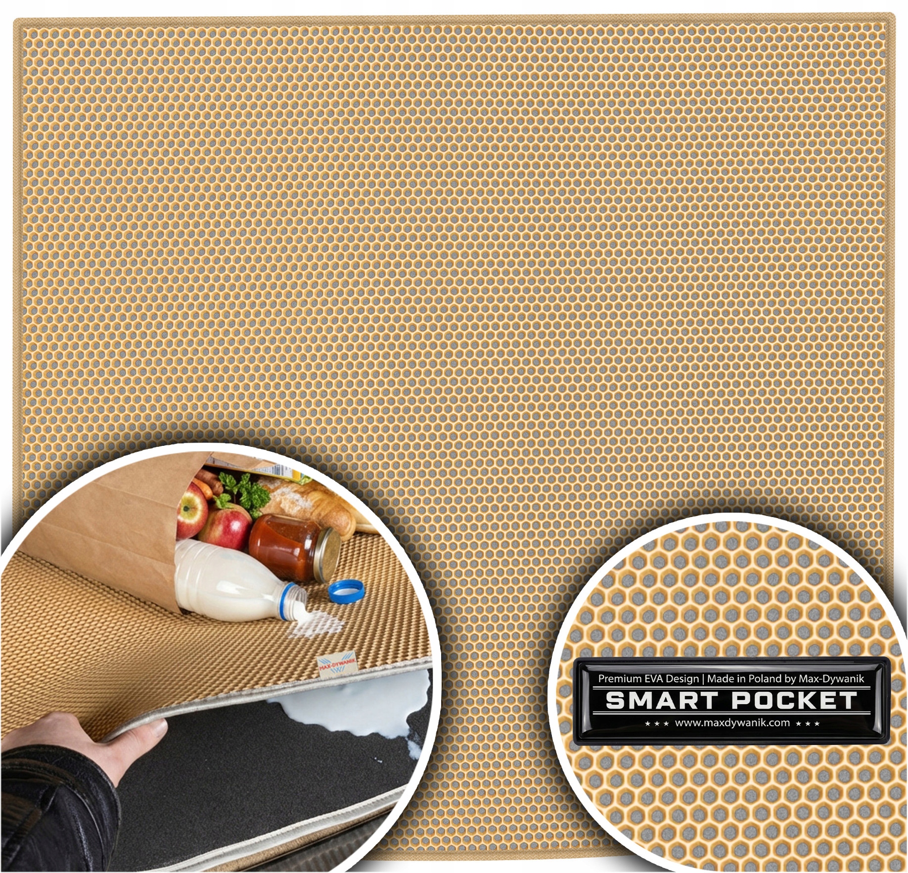 Kgm Actyon Suv od roku 2025. Vložka batožinového priestoru Eva Smart Pocket Béžová