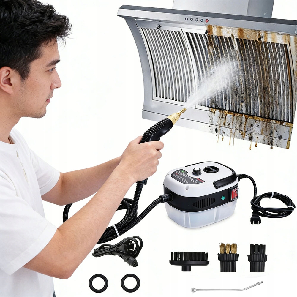 Parownica 2500W 6 Poziomów Mocy Do Sprzątania