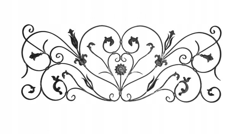 

Rozeta ozdobna stalowa 13.198 ogrodzenie brama