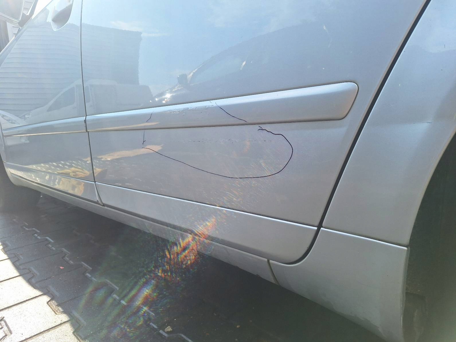 door complete left rear part AUDI A4 B7 LY7W sedan