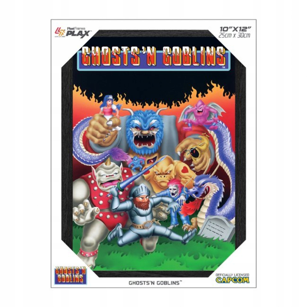 Pixel Frames Plax Ghost n Goblins 25x30