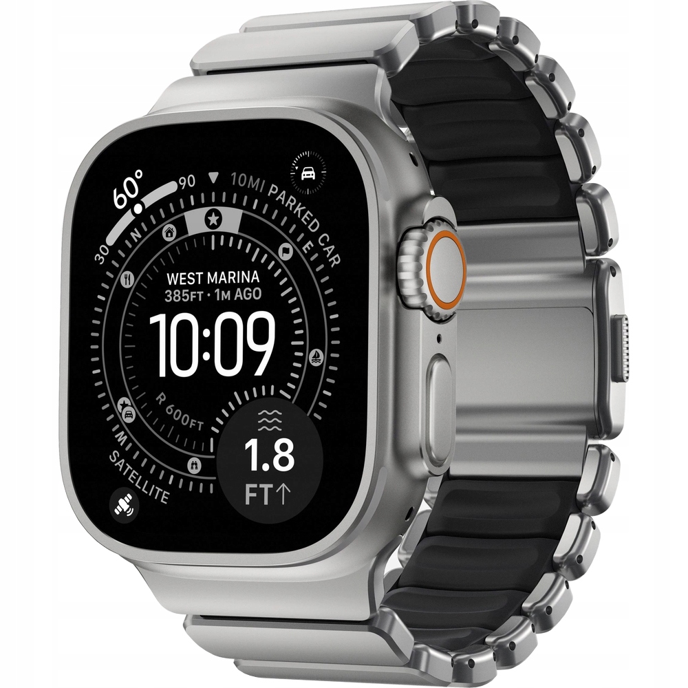 Pásik pre Apple Watch 49/ 46/ 45/ 44 mm Nomad na inteligentné hodinky, silný a elegantný