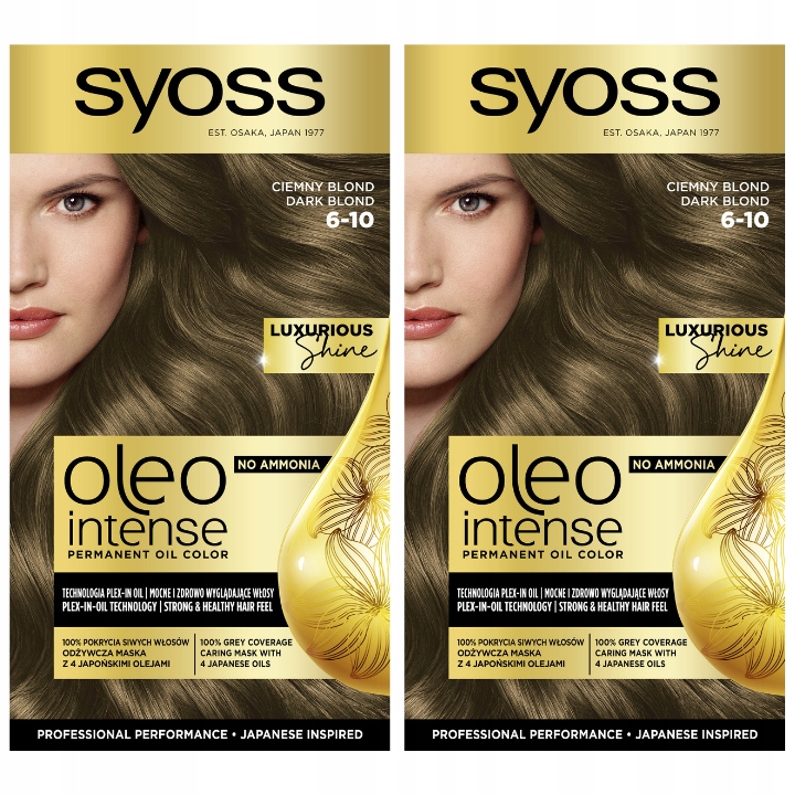 

Syoss Oleo Farba do Włosów Ciemny Blond 6-10 x 2