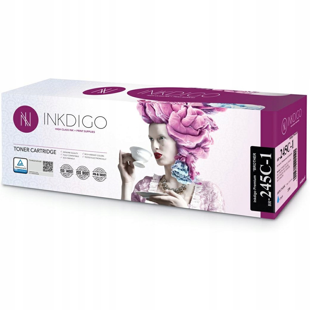 Toner Inkdigo (BR-245C-1) niebieski 2200str zamien