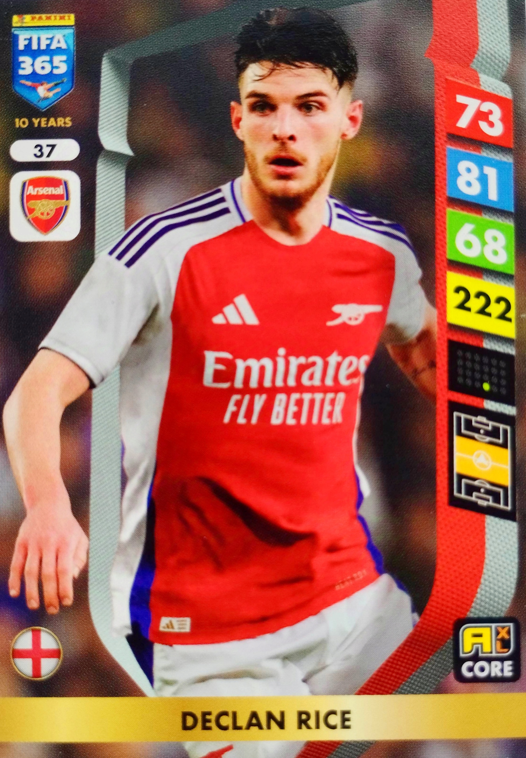 Panini Fifa 365 2025 Core 37 Declan Rice Arsenal Londyn