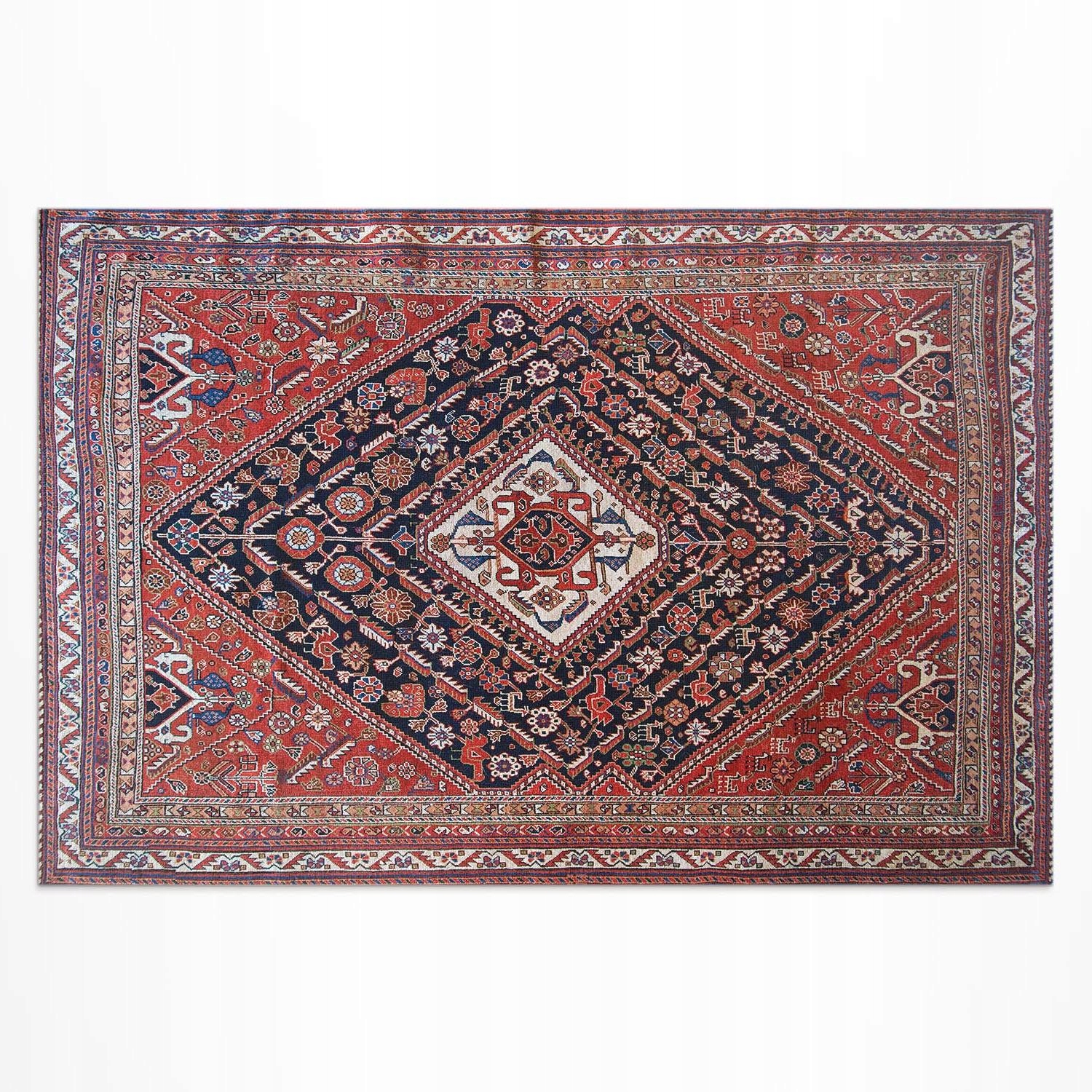 Vinylový vonkajší chodník Turecký perzský vzor vo vintage štýle 120 x 80 cm