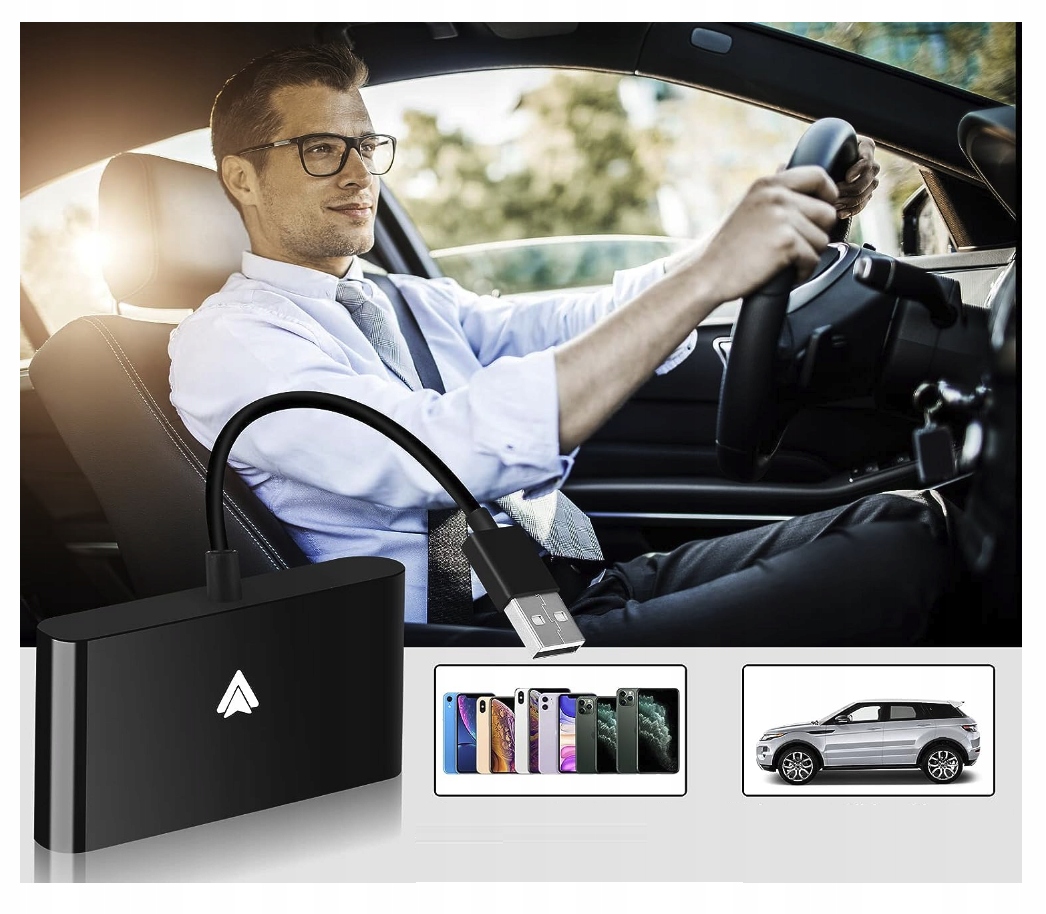 BEZPRZEWODOWY ANDROID AUTO ADAPTER Mini WIFI BT Stan opakowania oryginalne