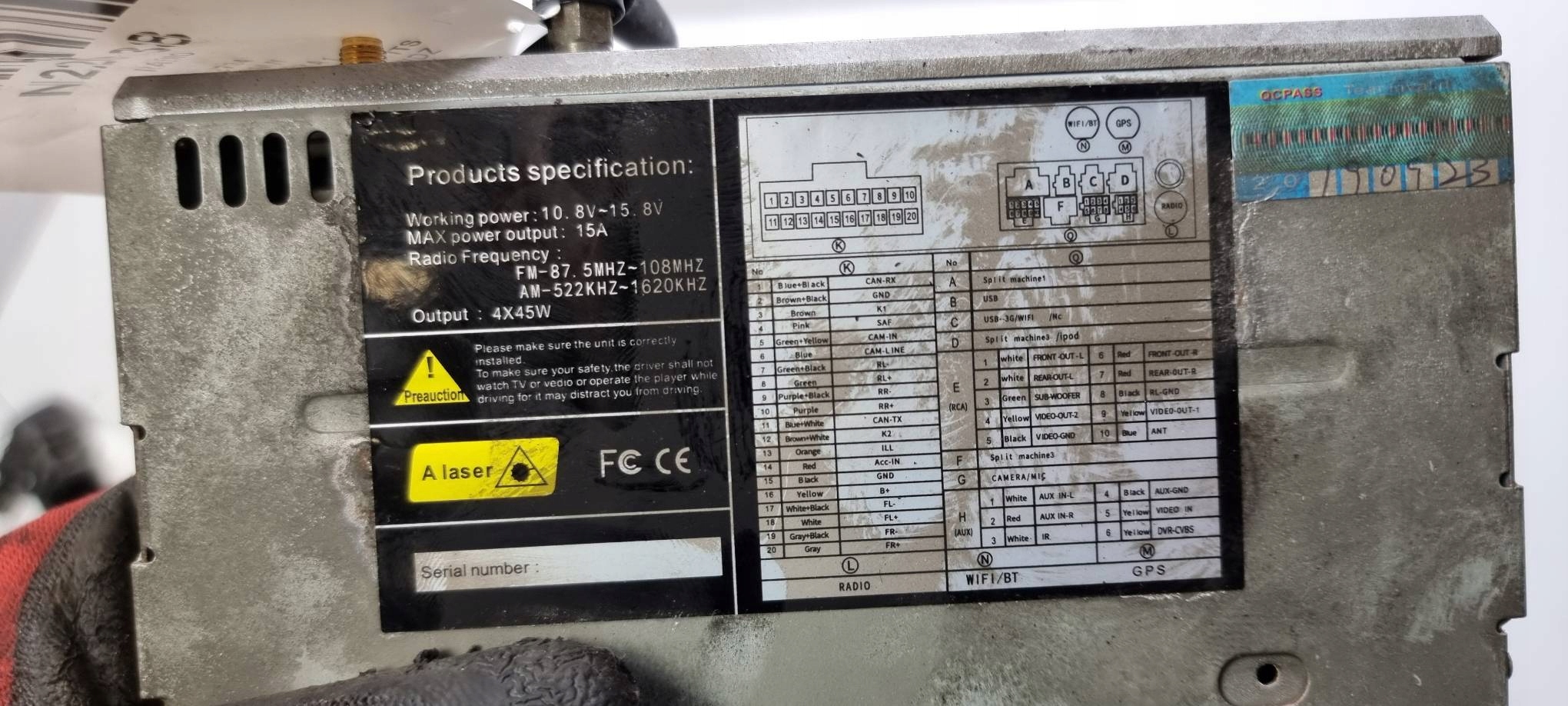 RADIO Radio BMW SERIA 1 E87
