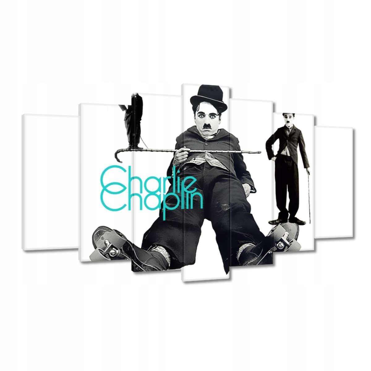 Obrazy 140x80 Charlie Chaplin Laseczka