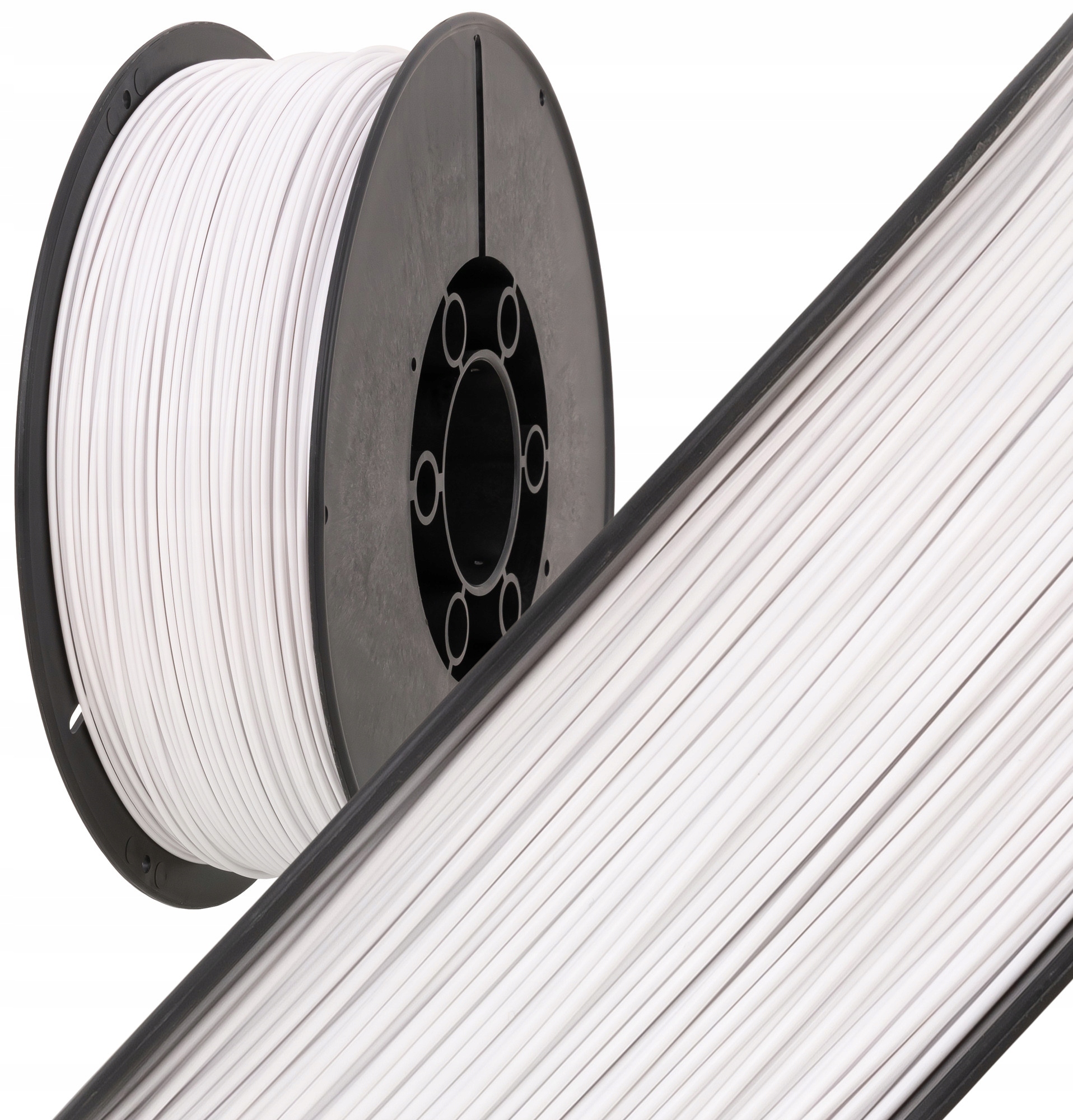 FILAMENT Plastik do drukarki 3d Plastspaw ABS 1,75 mm 1kg Biały