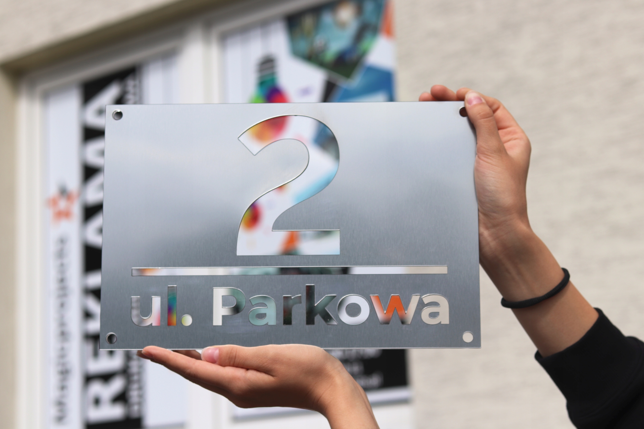 TABLICZKA Z NUMEREM DOMU I ADRESEM 30x20 cm 3D Kod producenta DWTab30x203DLam