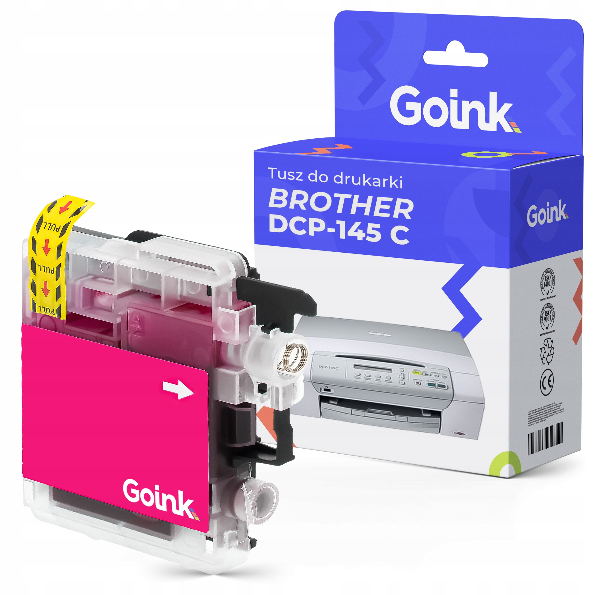 

Tusz do Brother DCP-145 C Magenta LC980M