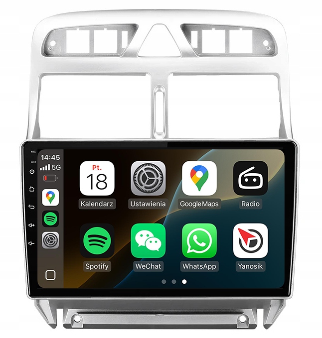 Peugeot 307 Rádio Navigace Android Apple Carplay Duduauto