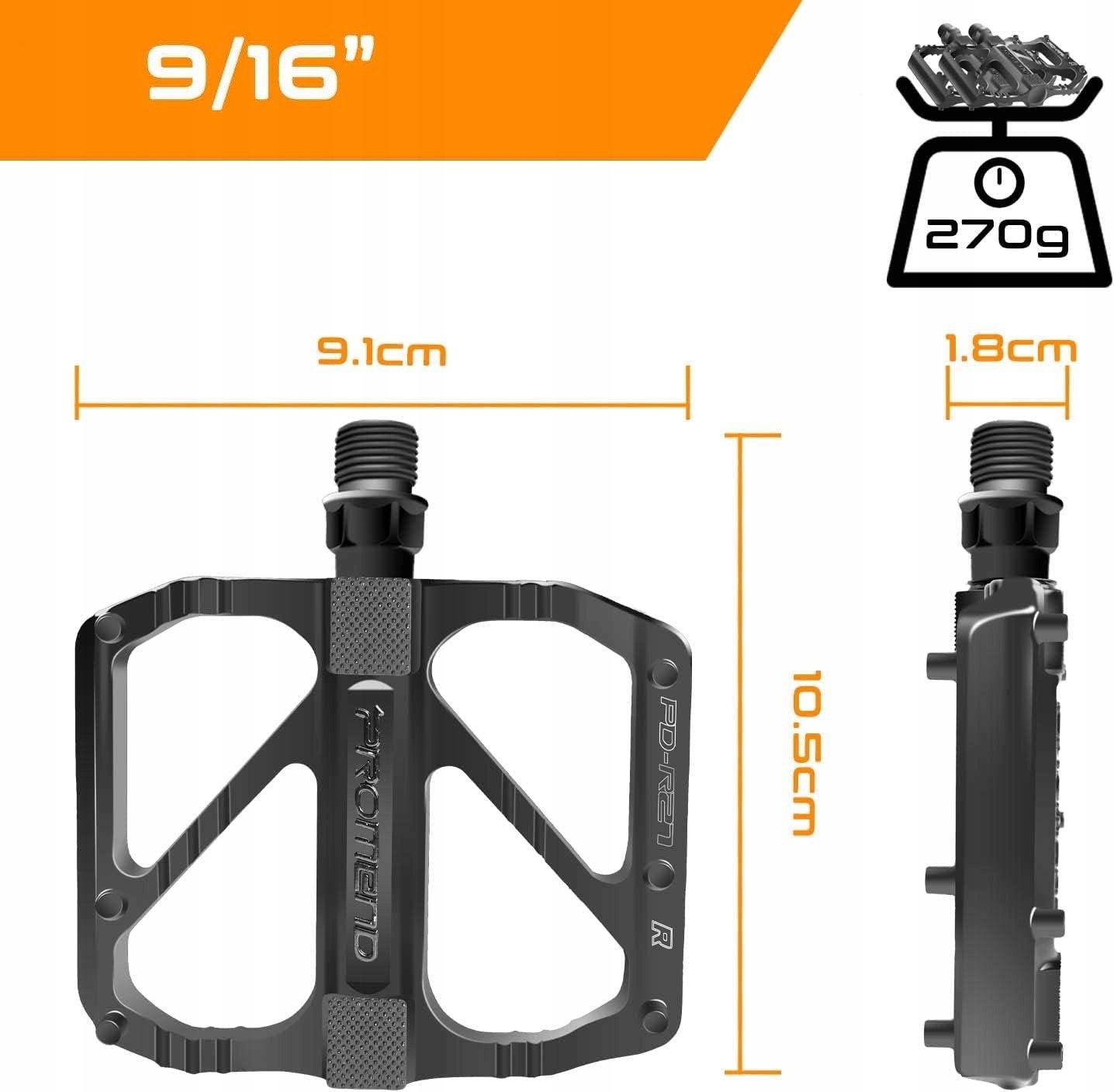 PEDAŁY ROWEROWE PLATFORMOWE LEKKIE ALUMINIOWE MTB BMX WYTRZYMAŁE METALOWE Stan opakowania oryginalne