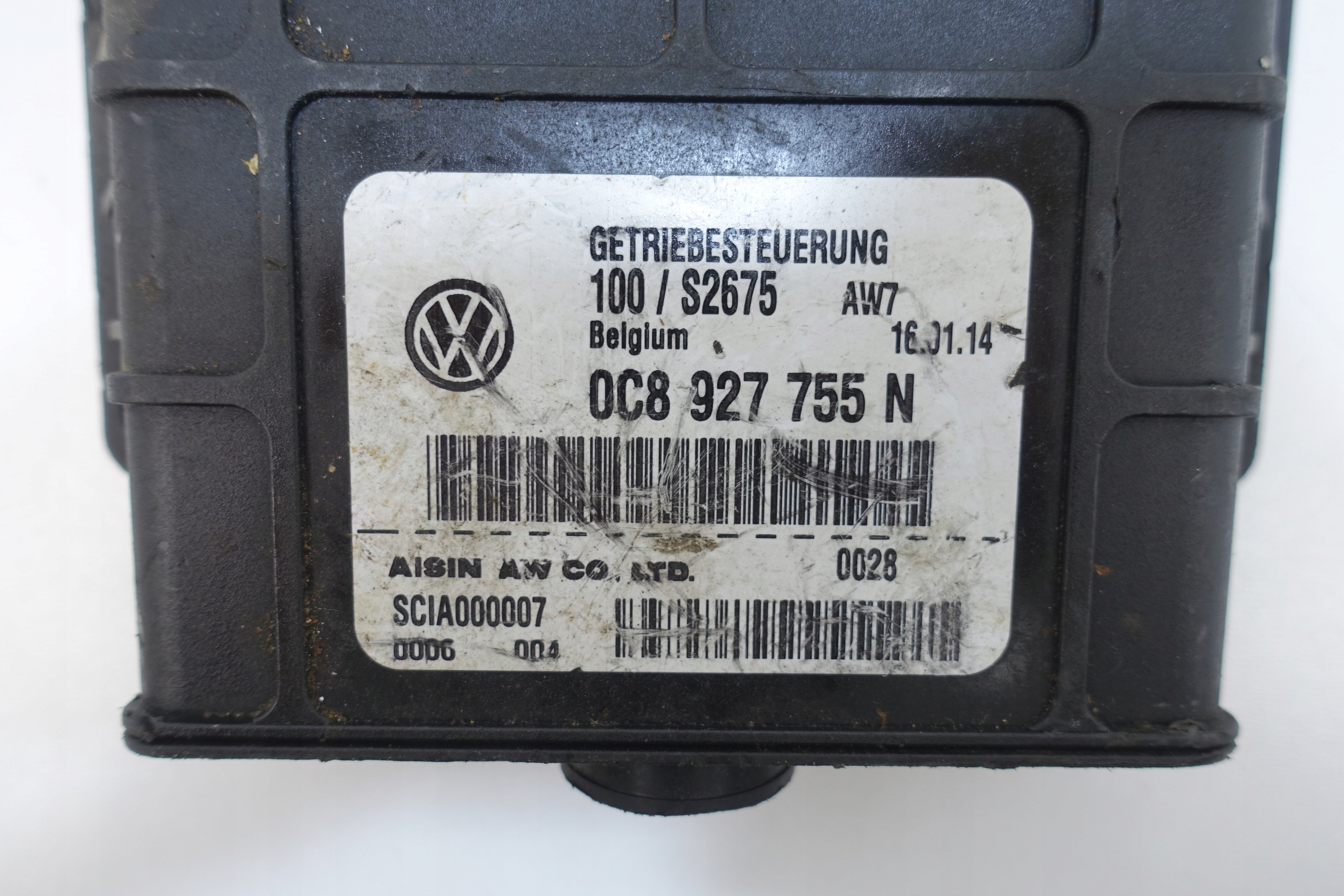 VW TOUAREG II 2010- module control unit gearboxes DSG 3.0 TDI 0C8927755N