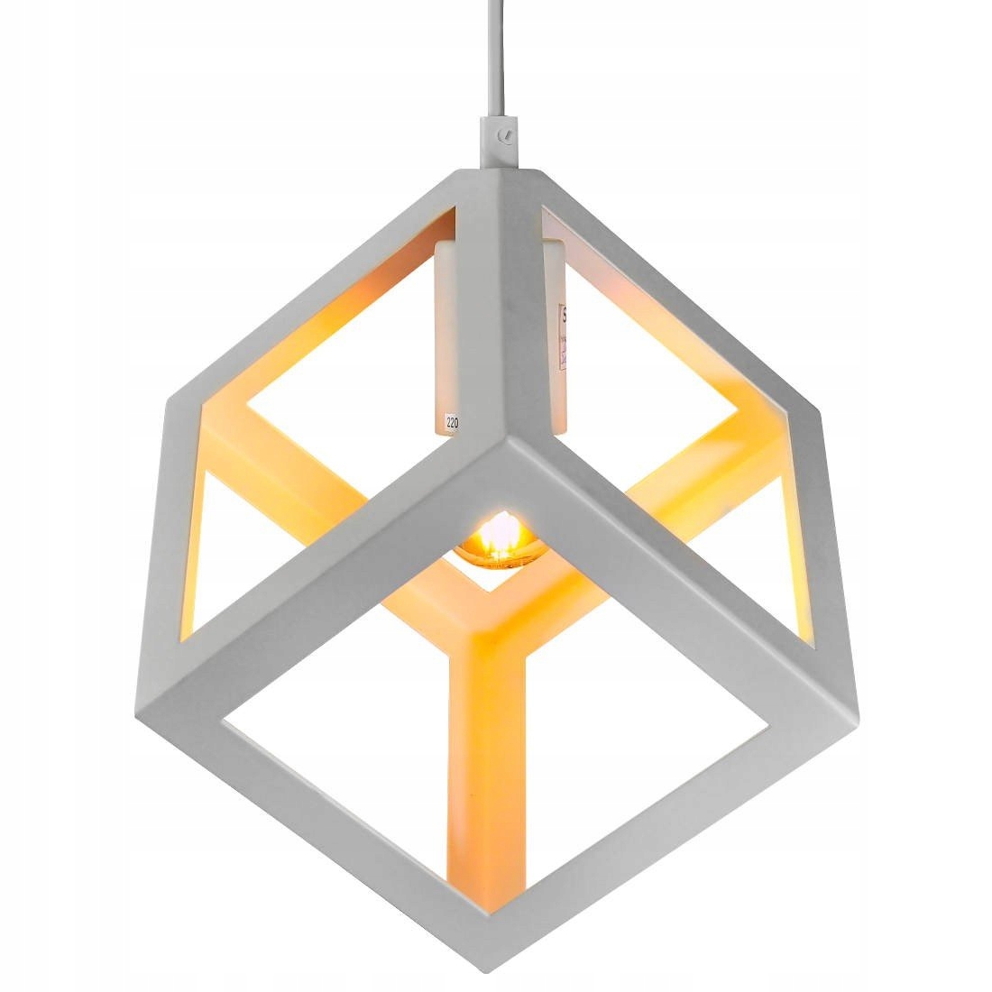 

Lampa wisząca żyrandol kostka kubik sześcian loft